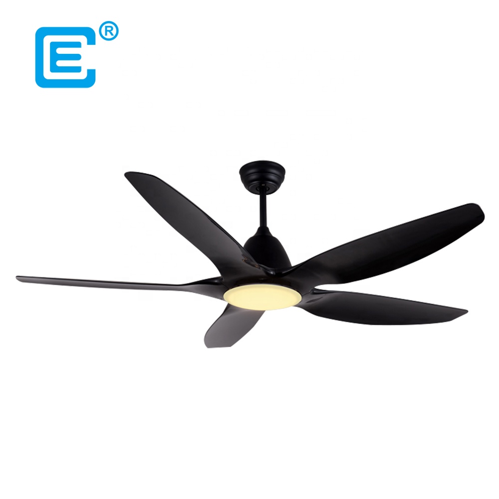 60IN newest 12v dc motor LED ceiling fan with light dc brushless solar fan