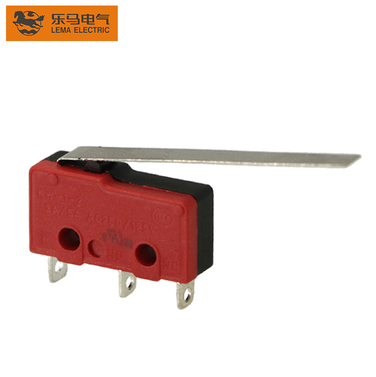 Lema KW12-9 micro switch long lever mini micro switch 5a 250vac switch 3a