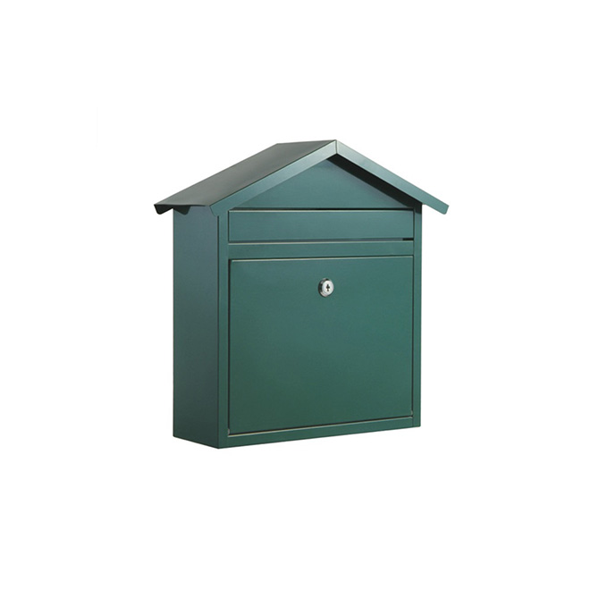 Металлический дом форма замок настенное крепление почтовый ящик офис Drop Box