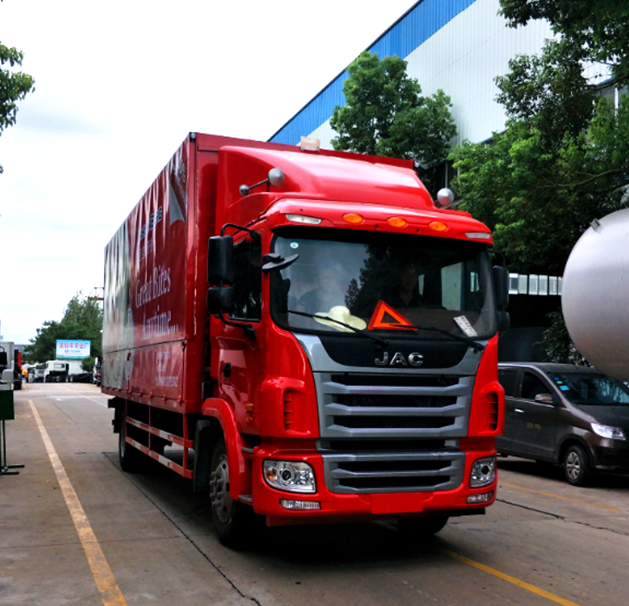Грузовой автомобиль JAC хорошего качества 10 тонн с гидравлической боковой коробкой
