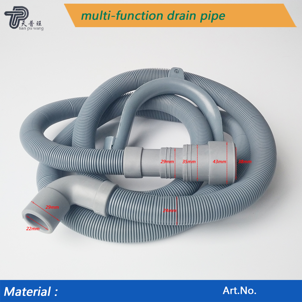 plastic drain hose flexible water hose for Washing machine Flume pipe