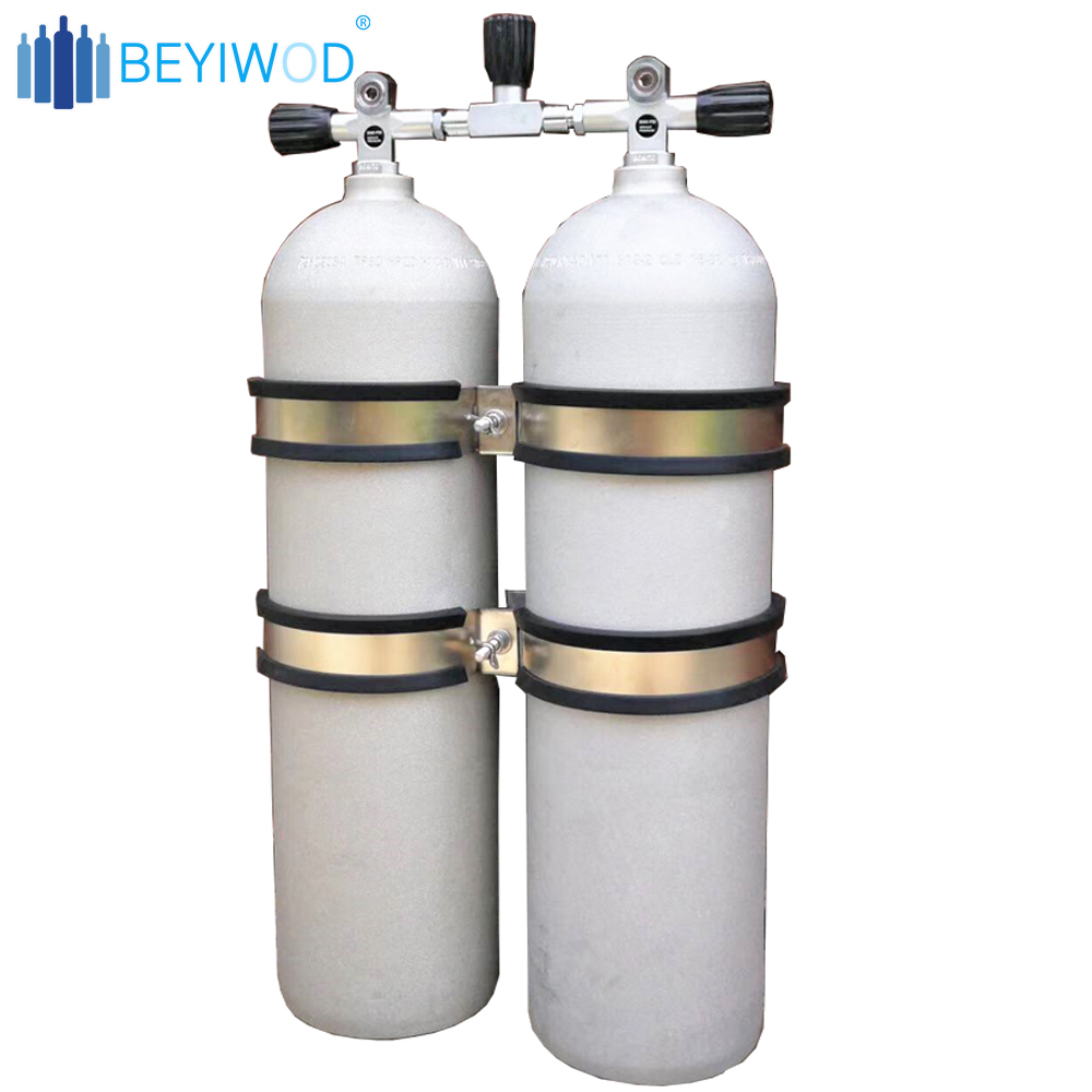 Factory price Scuba Cylinder 3000psi aluminum twin cylinders diving cylinder diving tank