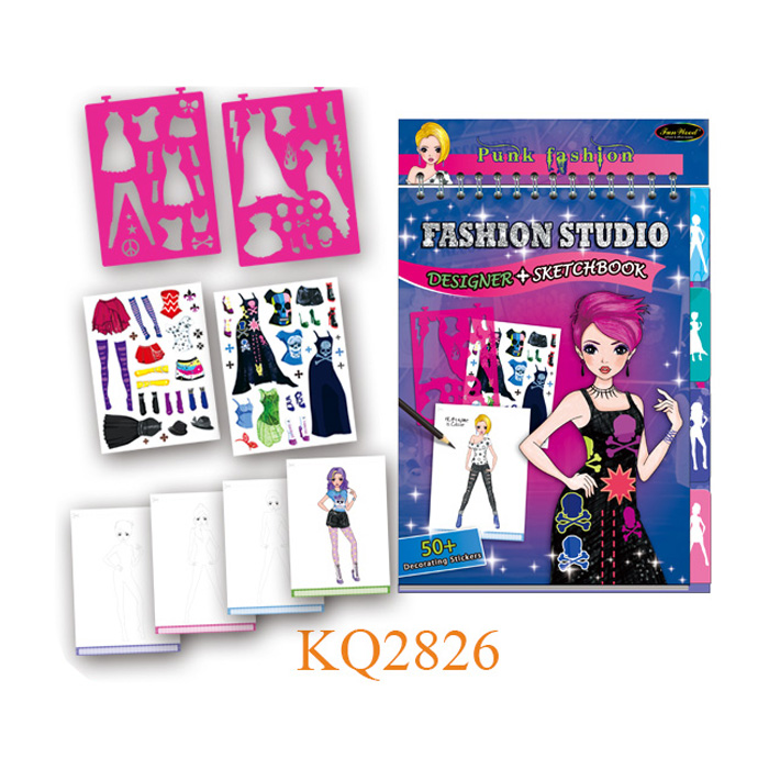 Модная книга FUNWOOD KQ2826 с рисунком для девочек