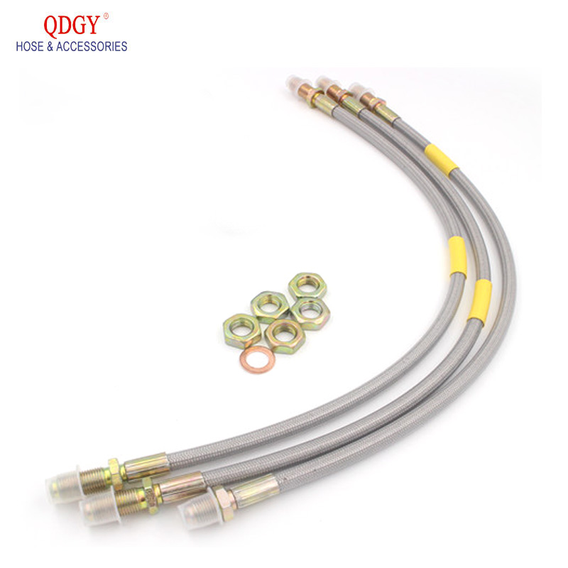 SAEJ1401 нержавеющая сталь провода плетеный PTFE ATV тормозной шланг, тефлон ATV тормозной шланг, нейлон ATV тормозной шланг для автомобиля и мотоцикла