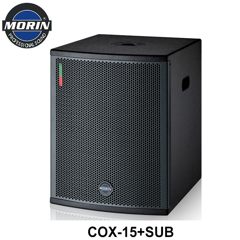 15 активный Громкий бас dj сабвуфер 1000 Вт для шоу и сцены Morin COX-15 + SUB (коаксиальный динамик)
