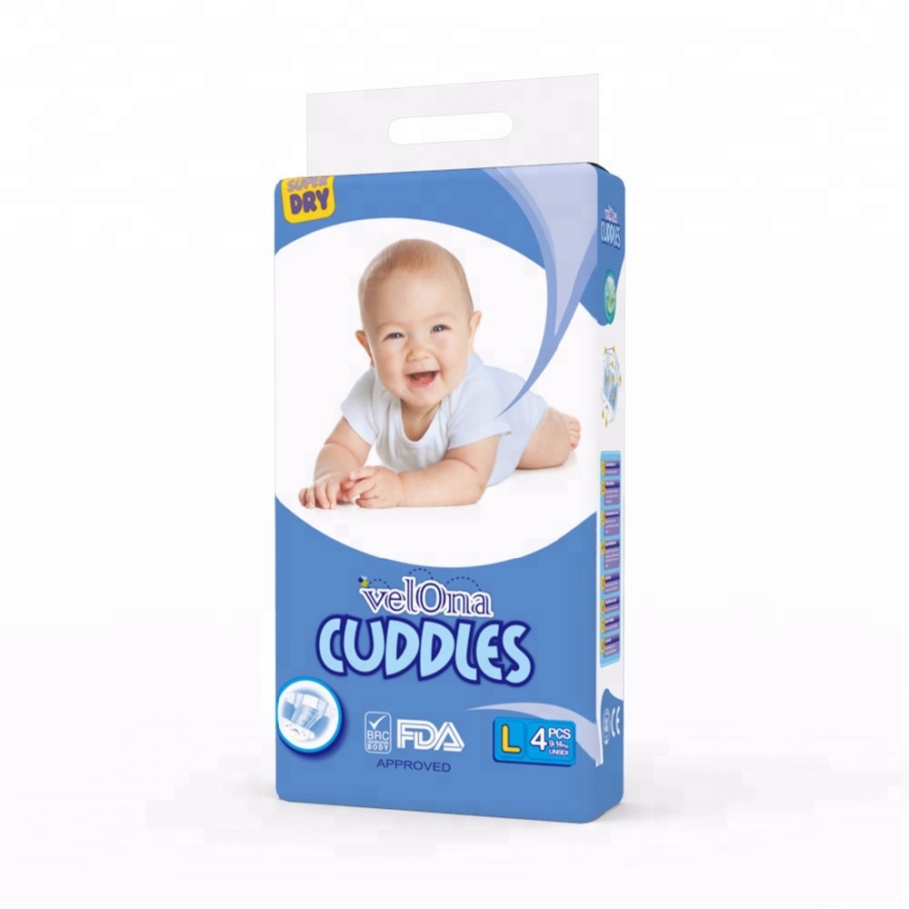 Velona Cuddles маленькая упаковка инновотивный Т-образный детский одноразовый подгузник оптом, изготовленный золотым заводом в Китае