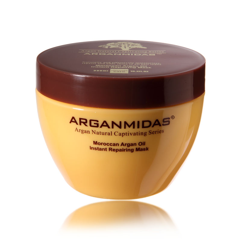 Горячая продажа Arganmidas лучшая частная этикетка кератиновая увлажняющая маска для волос с аргановым маслом
