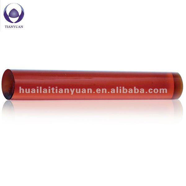 amber color borosilicate glass rod