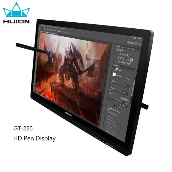 High Quality Huion GT-220 V2 21.5" Digital Pen Tablet Monitor USB Drawing LCD Display