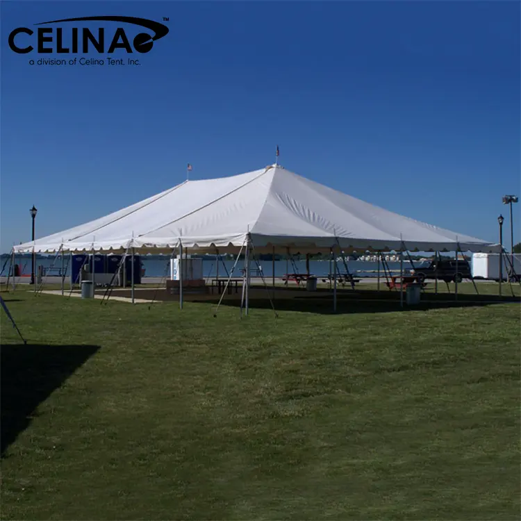 20' x 40' Upgraded Galvanized Heavy Duty PVC Party Tent Canopy Shelter with Removable Window Walls PVC Wedding Tent