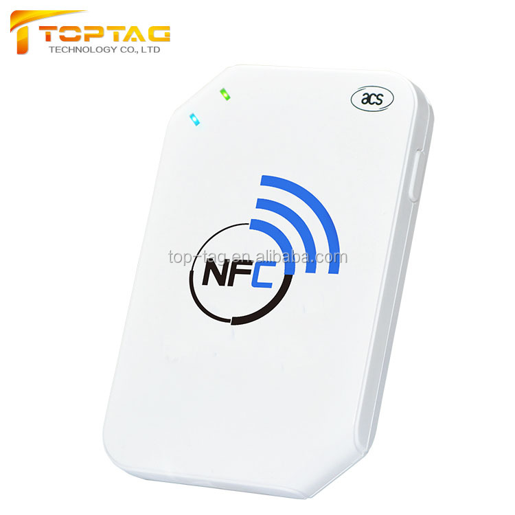 Считыватель смарт-карт Bluetooth NFC с литий-ионной перезаряжаемой батареей