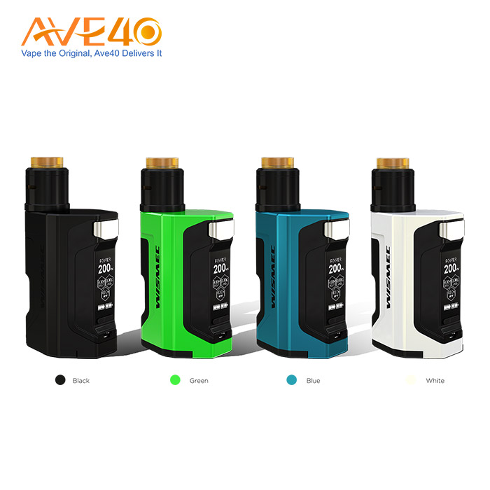 Оптовая продажа Wismec Luxotic DF Box Squonk Kit с большой емкостью 7 мл 18650 ячеек от Ave40