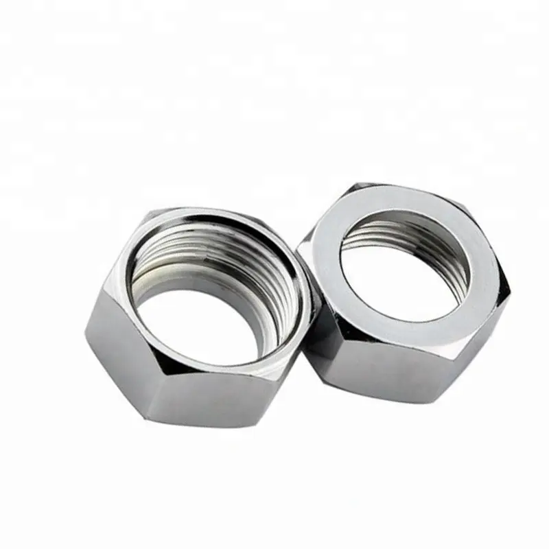 M4 M14 SS304 SS316 Stainless Steel Pipe Fitting Hex Nut