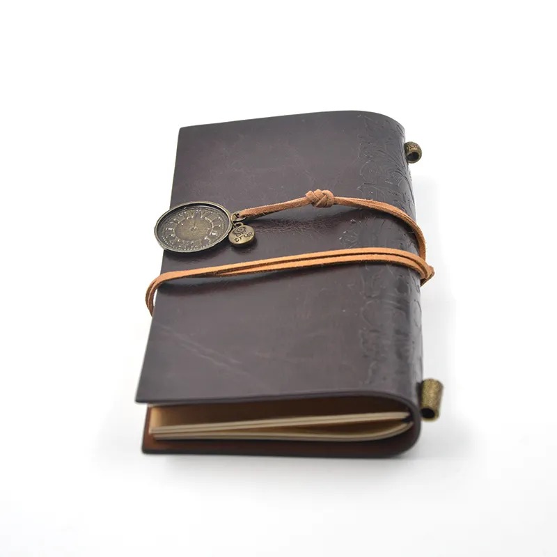 Leather Cover Vintage Handmade Leather Journal Notebook For Gift