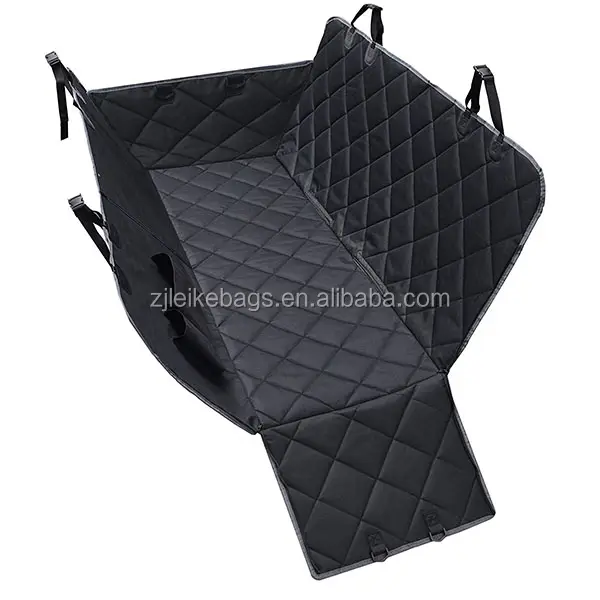 Now Promotional Price Dog Seat Covers 600D Waterproof Pet Car Seat Cover with Zipper and Pocket