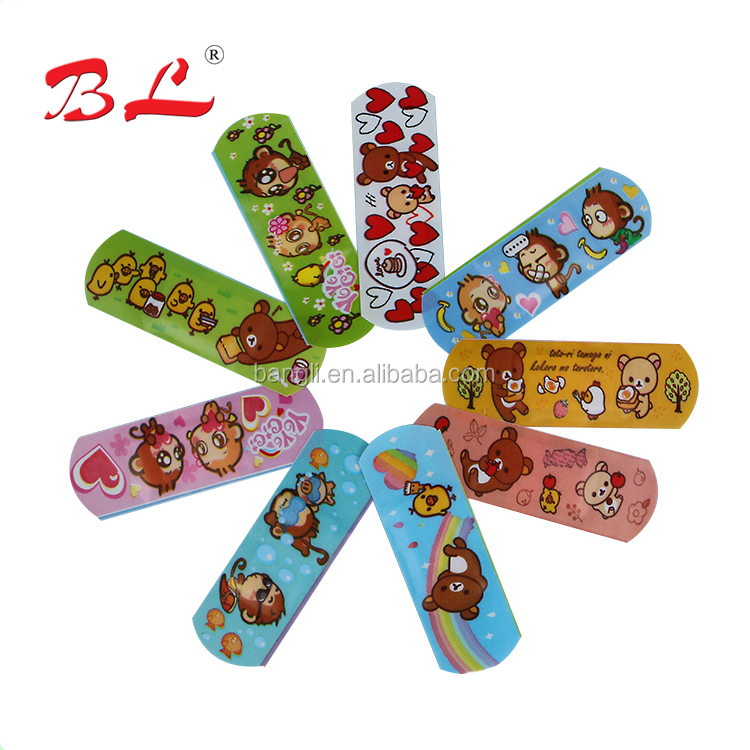 First aid kit cartoon kids bandage shaped wound plasters
