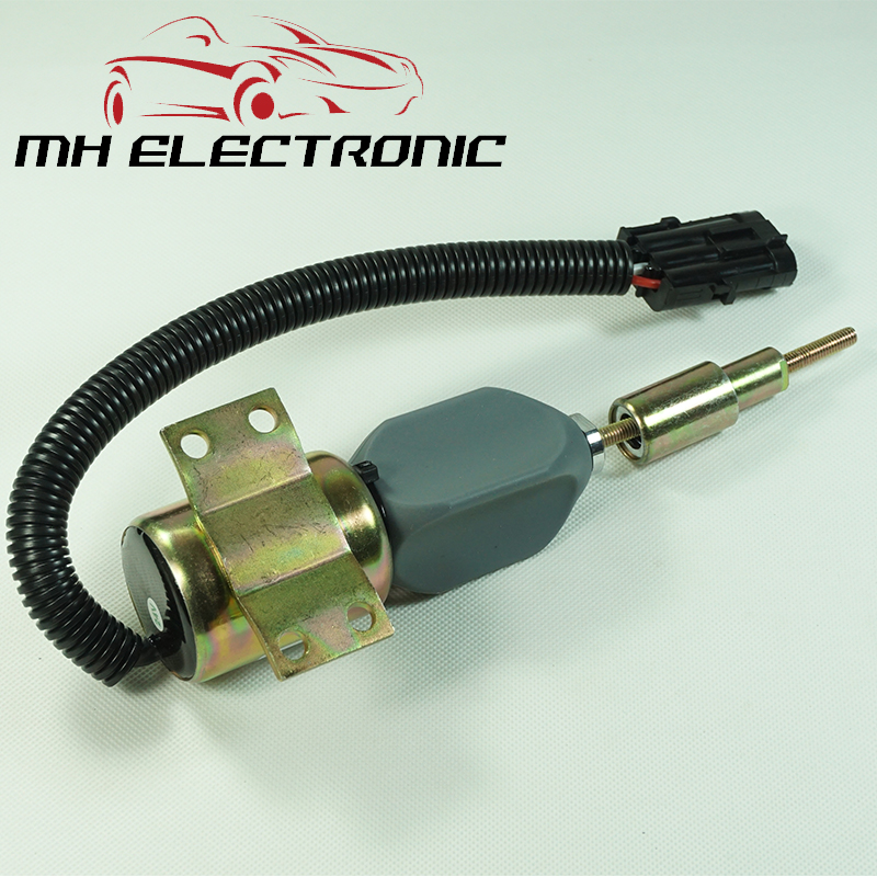Электромагнитный клапан MH Electronic для выключения топлива, запорный клапан для Cummins для VW для Ford 3357411 907120120014, 3 контакта, 24 В