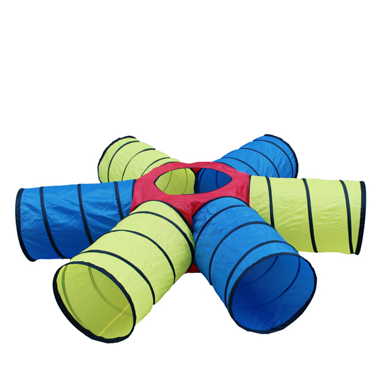 Diameter 45x170cm Kids outdoor pop up play polyester tunnel