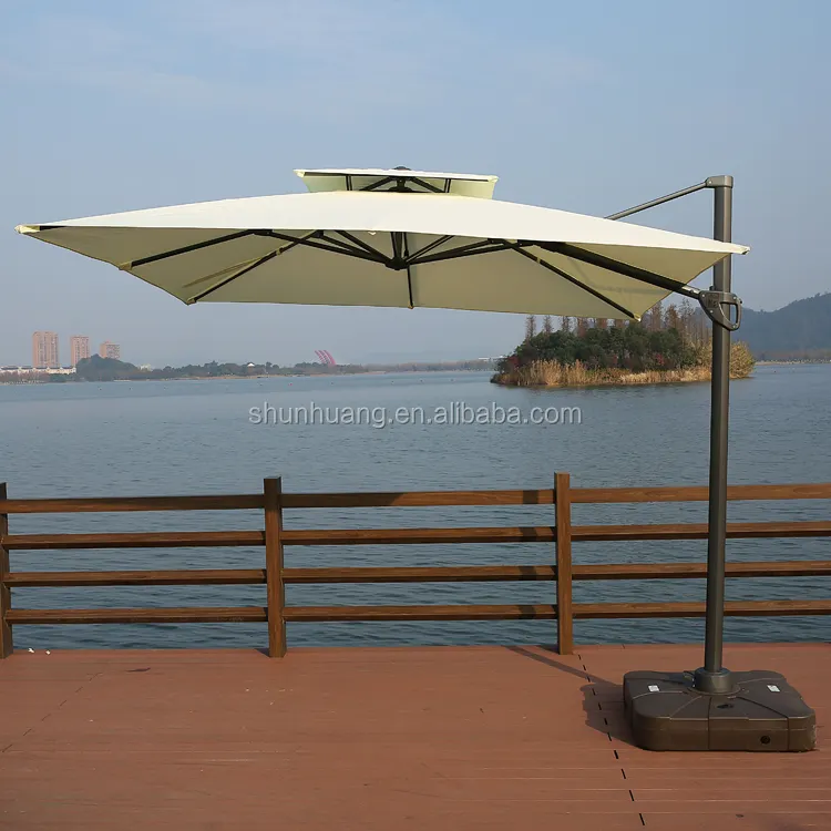 Patio outdoor furniture side umbrella high quality beach umbrella
