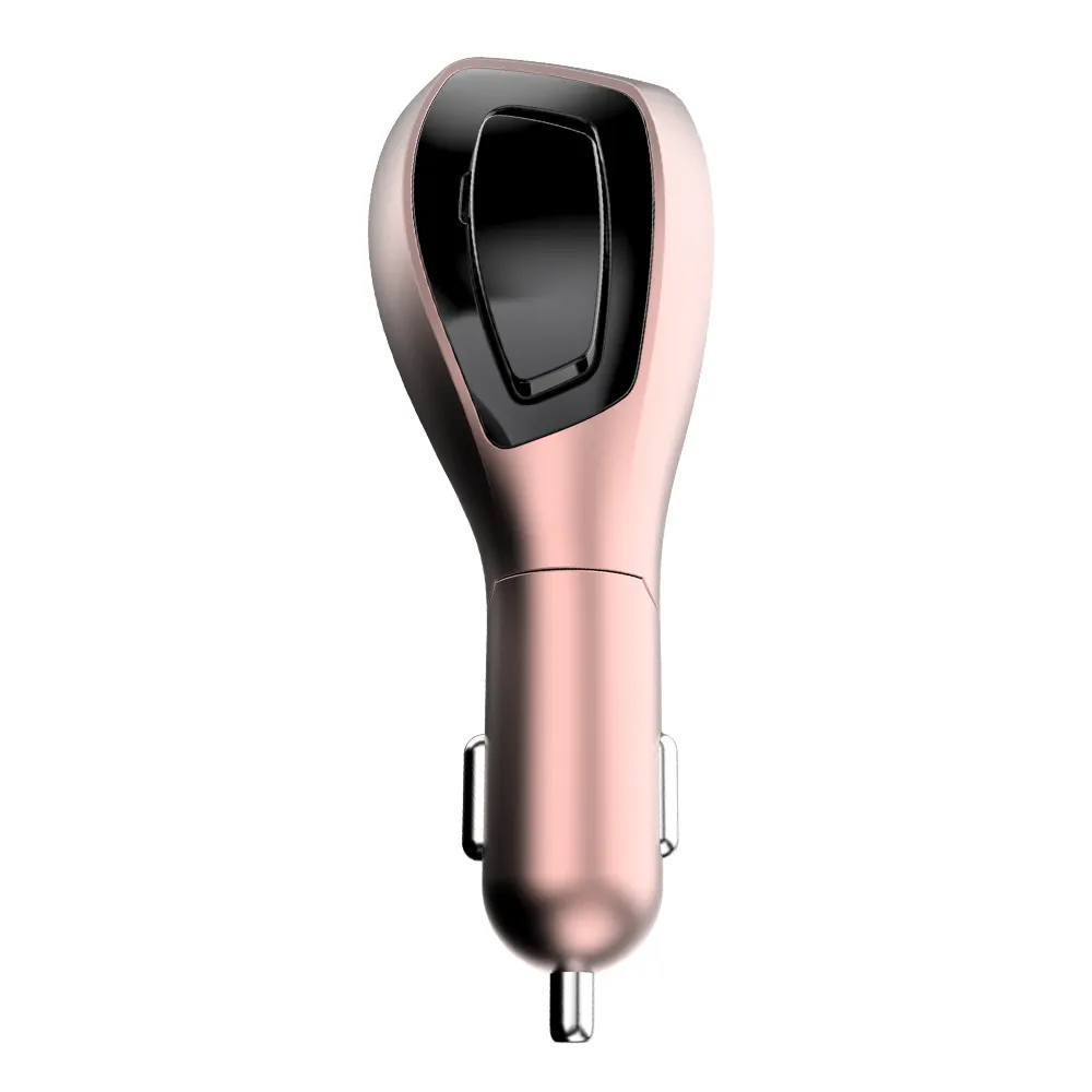 BT001 3 в 1 наборе автомобиля беспроводной BT наушники, Bluetooth, наушники Hands Free с микрофоном для телефонов на базе Android и iOS золото