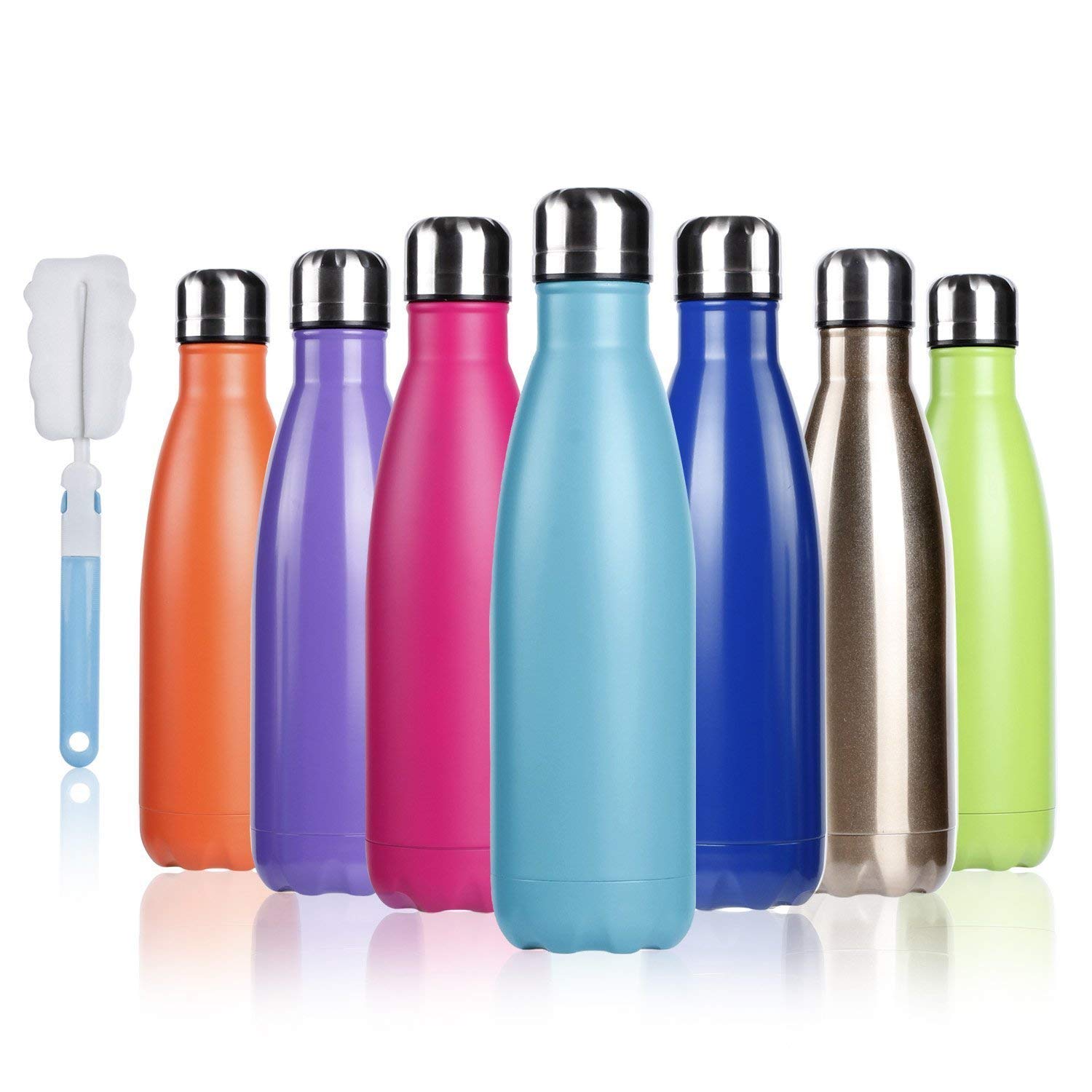 RTS 2020 wholesale 500ML cola shape drink stainless steel insulated sport water bottles