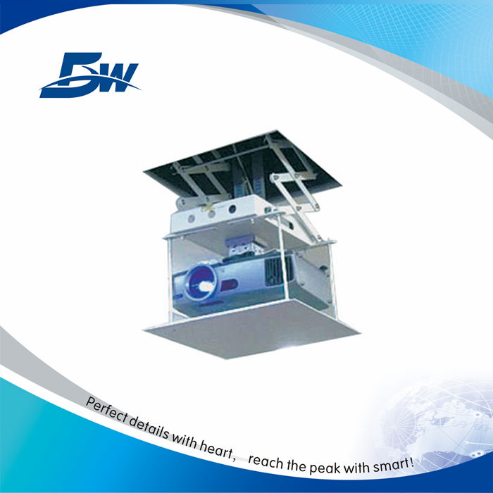 Three sets scissor electric power projector lift for multi-functional hall