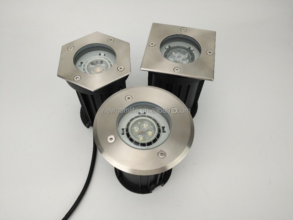Мини-встраиваемые Пол Тротуарной Свет AC220V led inground 3 Вт водонепроницаемый IP67