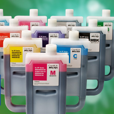 Pigment Ink Cartridge compatible PFI 1700 for Canon 4000s 2000s 6000S with chips
