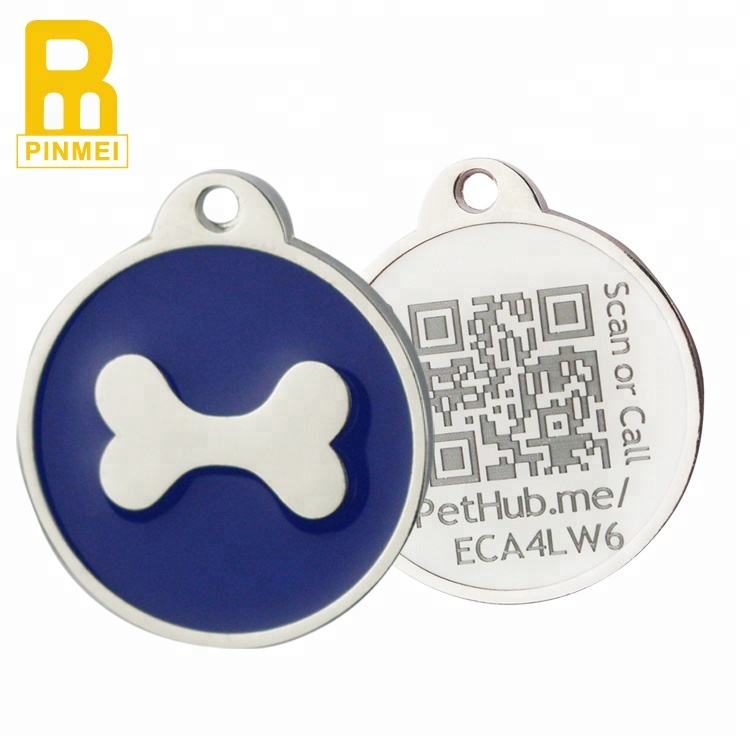 Bulk cheap safety custom metal personalized dog tags
