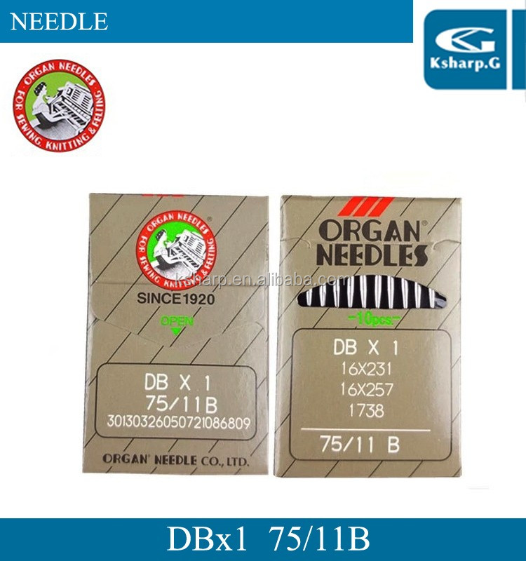 Японские Оригинальные брендовые иглы DBx1 75/11B для промышленных швейных машин