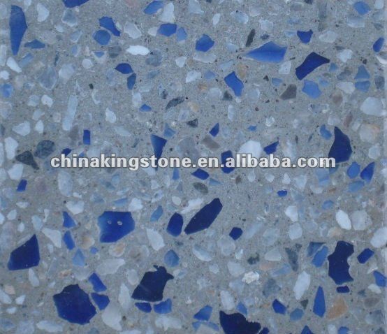 Кристальные стеклянные чипы для terrazzo