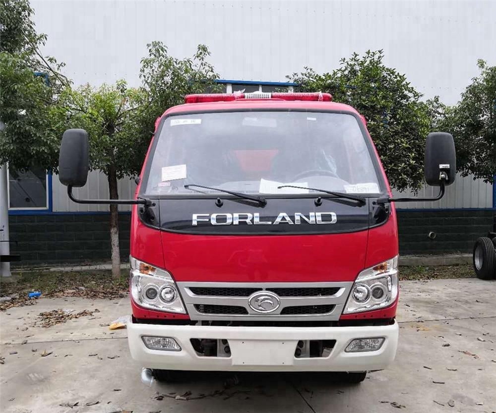Foton Forland Новый пожарный автомобиль с двойной кабиной характеристики пожарный двигатель для продажи