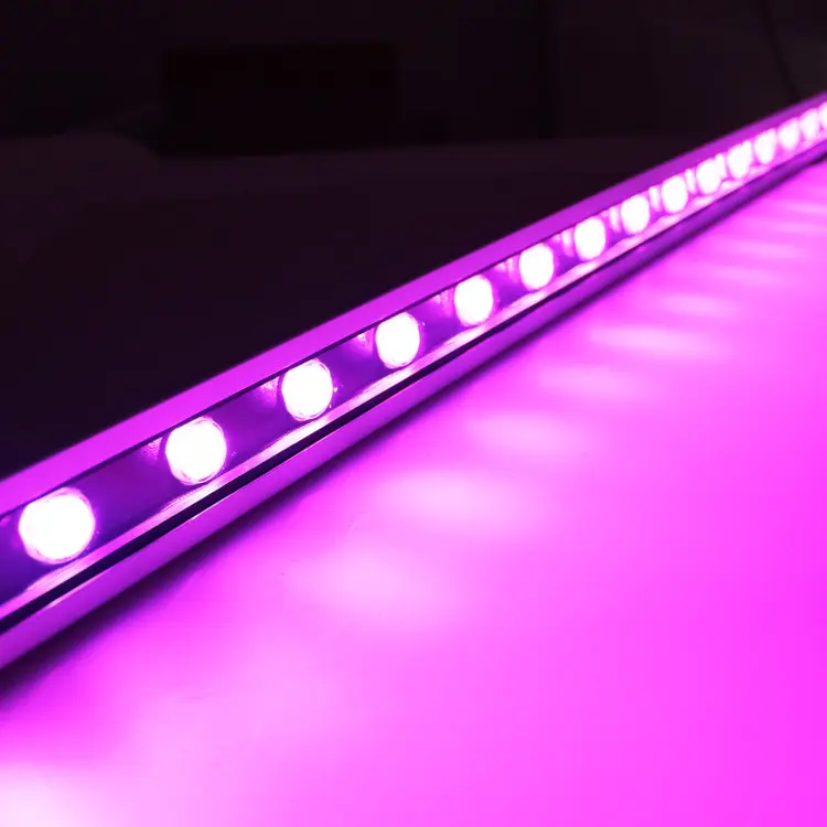 1903 программируемый dmx светодиодный rgb пиксельный Линейный жесткий бар светодиодный настенный светильник для лестницы