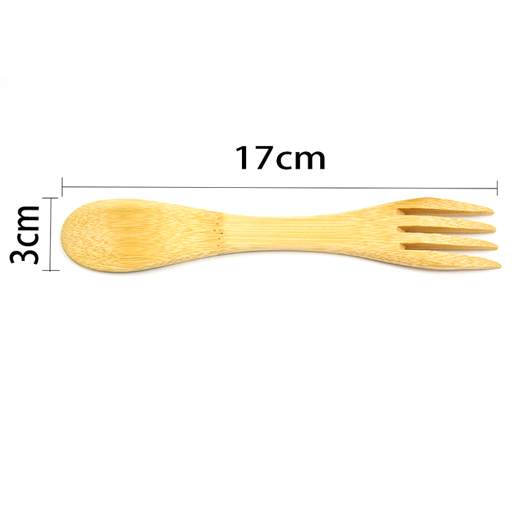2019 top selling sustainable cutlery bamboo spork bamboo spoon and fork