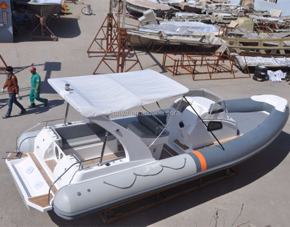 Liya 27ft прямые продажи с фабрики из стекловолокна Корпус кабины ребра лодка продажа