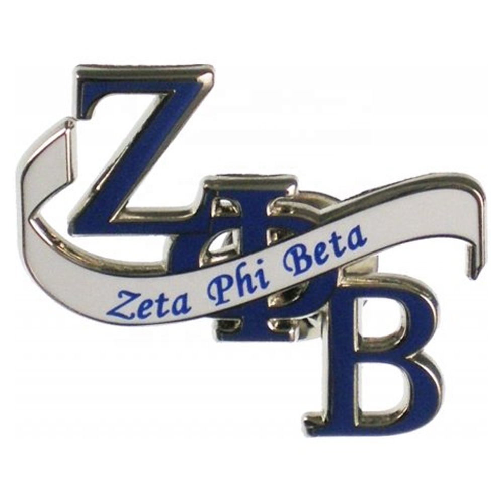 Прямая продажа от производителя, 1920 zeta phi beta, греческая буква, Женское кольцо с Буле и белой эмалью, zbp, брошь с буквами, ювелирные изделия