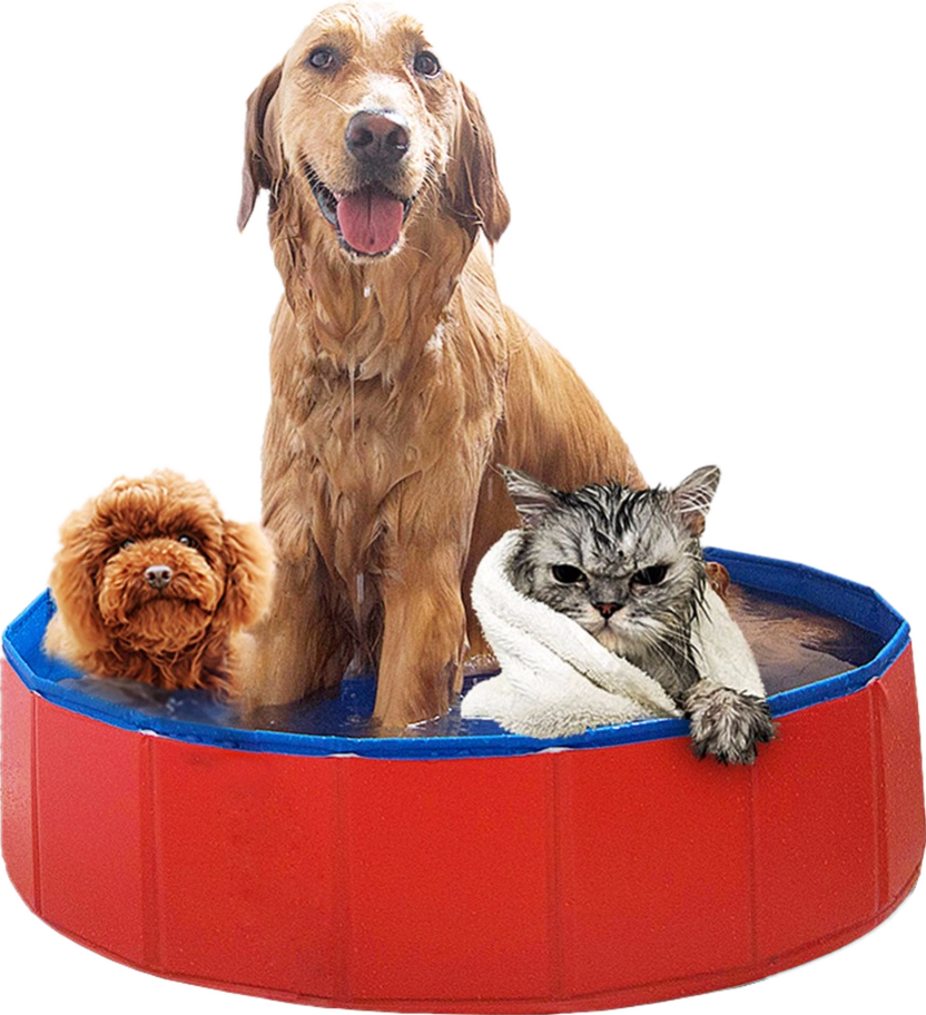 120x30 см Модный ПВХ бассейн для собаки, прочный и складной собака кошка ванна бассейн собака бассейн