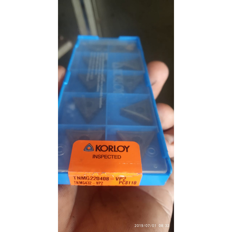 Korly вставка cnc TNMG220408-VP2 PC8110 карбид вольфрама