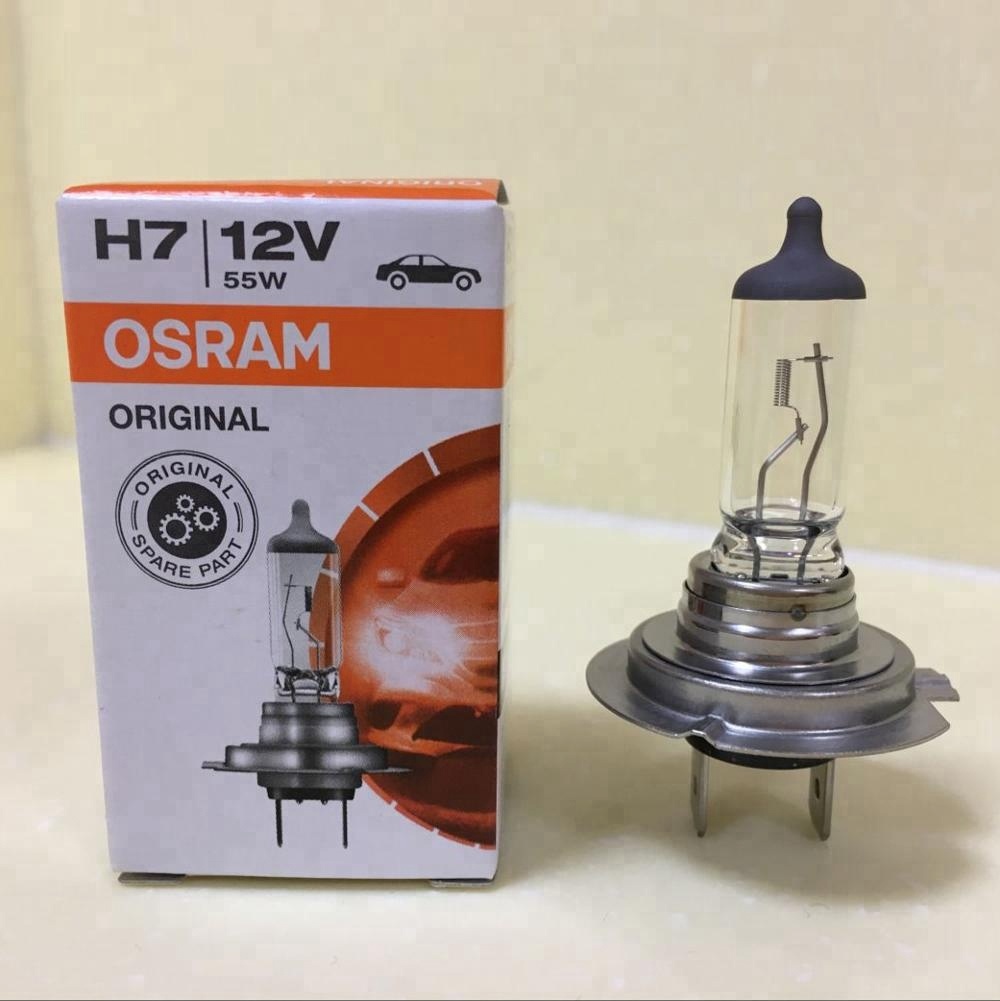 Настоящая оригинальная Osram прозрачная автомобильная лампа 64210 Px26d 12 В 55 Вт H7 галогенная лампа