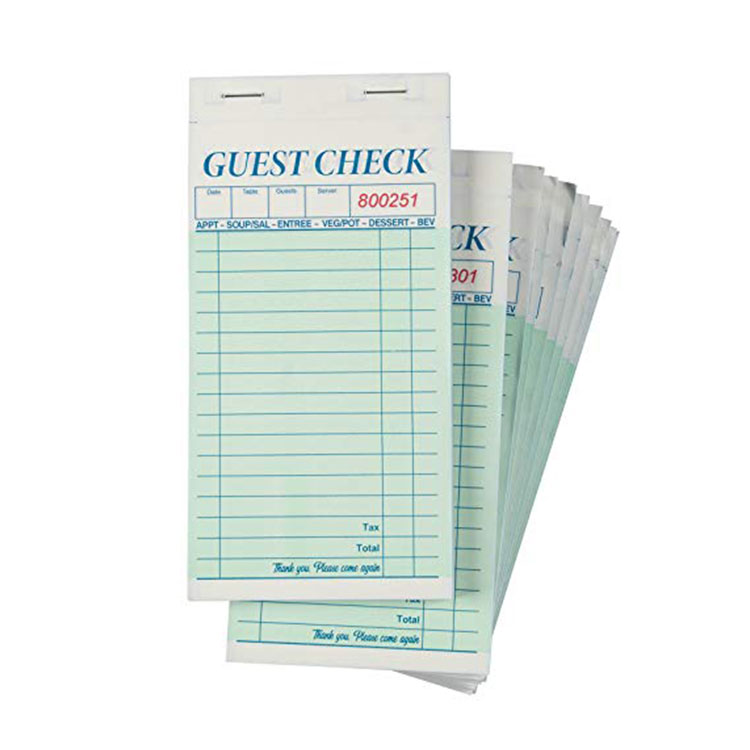 Hot sale triplicate docket book order pad for waiters