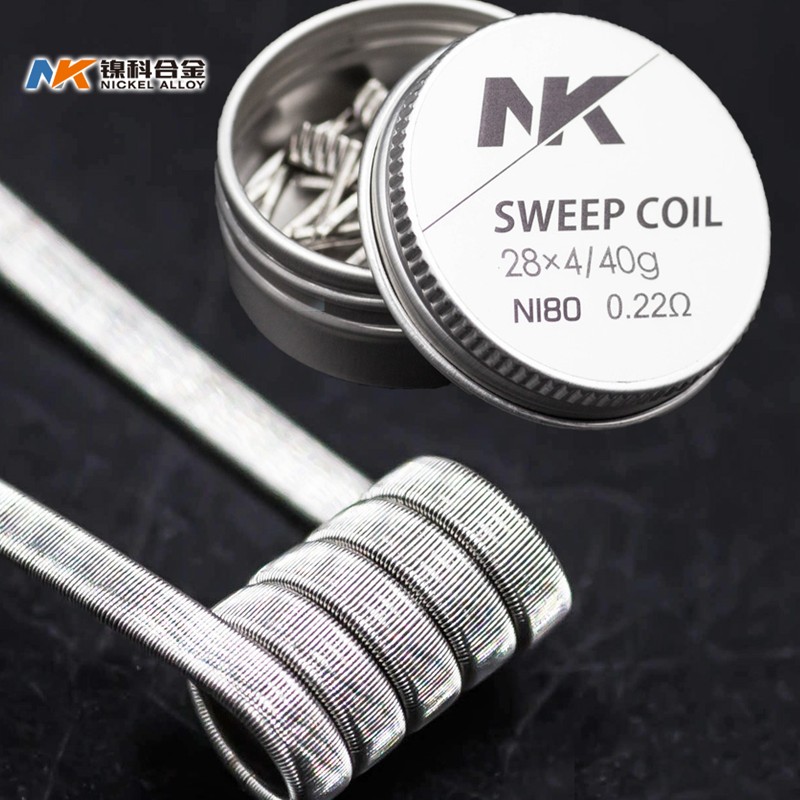 NK Заводская оптовая цена готовая катушка alien NK fused clapton для вейпа