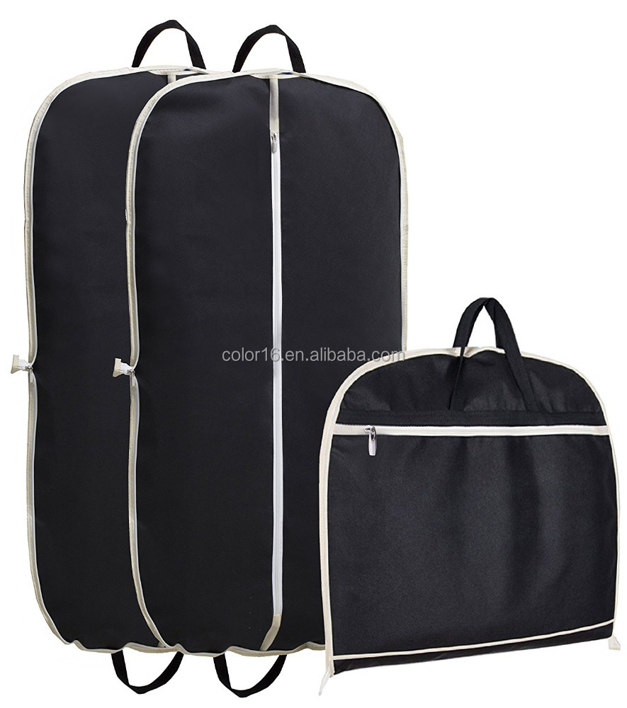 customized non woven travel garment bags suit cover