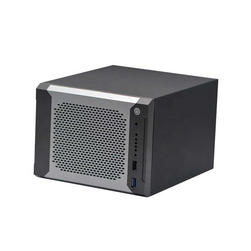 Мини ITX Celeron J1900 процессор двойной LAN 4 Bay NAS сервер хранения