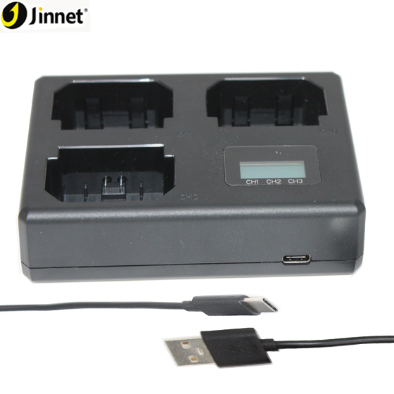 Jinnet USB с ЖК-дисплеем тройной зарядное устройство LP-E6 батарея зарядное устройство для Canon 7D Mark II