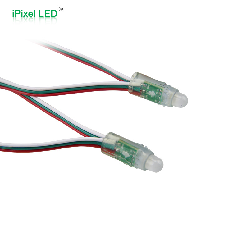 Полноцветный 5 В IP65 WS2801 WS2811 UCS1903 IC 12 мм пикселей RGB LED строка