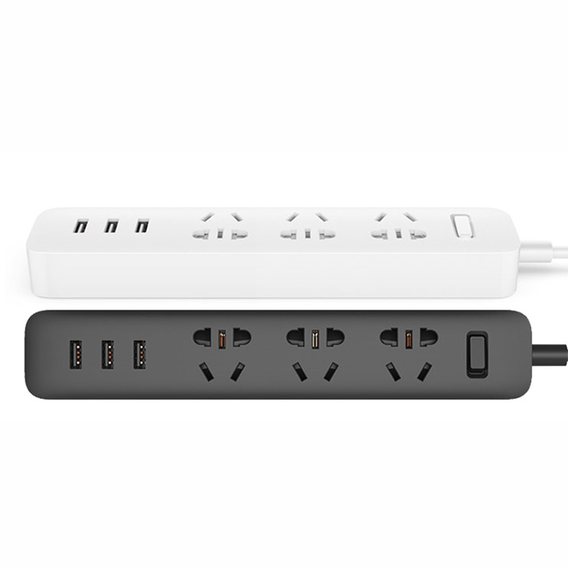 Оригинальный удлинитель питания XiaoMi с 3 USB-портами, штепсельная вилка Mi, качественный преобразователь питания, адаптер, умная USB-розетка Mi Enchufe