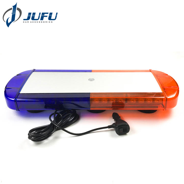 40W Wholesale grille warning led strobe police lights waterproof red blue super bright police light bar