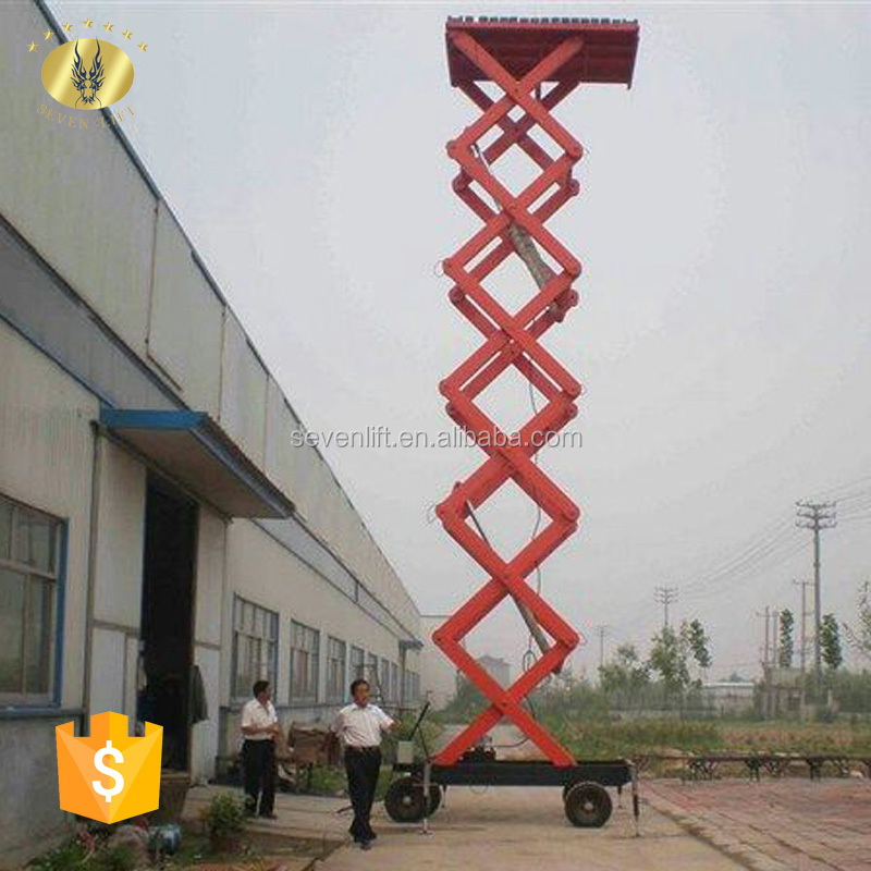 7 lsjy Шаньдун sevenlift мобильный Электрический aerial lift рабочие платформы