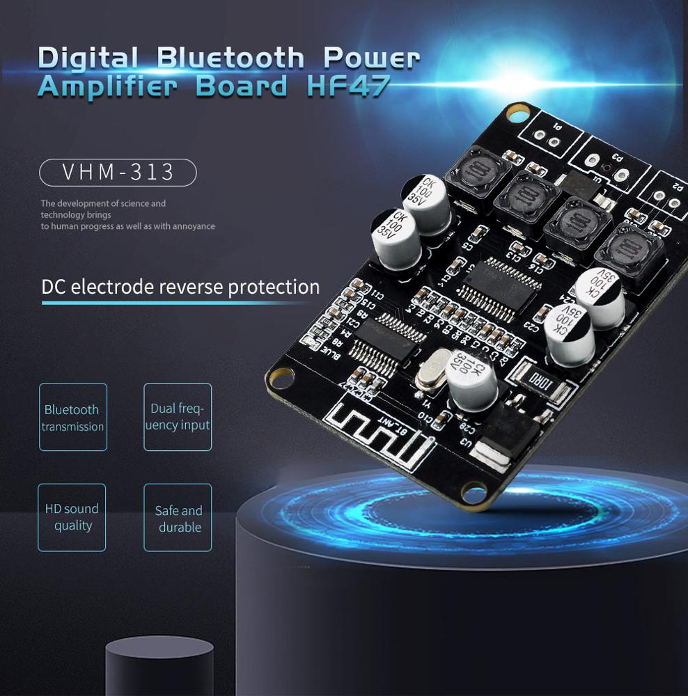 VHM-313 TPA3110 2x15W Bluetooth Плата усилителя мощности для Bluetooth-динамика