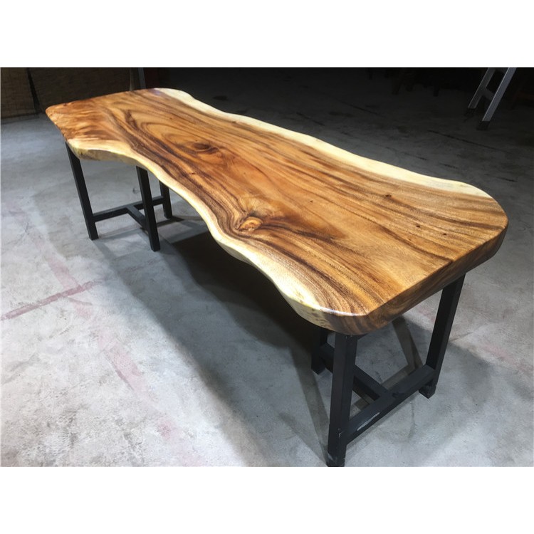 Luxury Reclaimed Design Live Edge Wood Slab Suar For Hotel